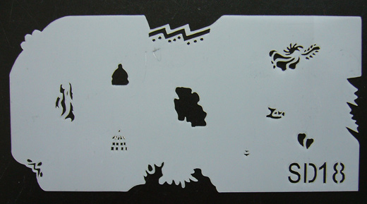 18# Air Brush Stencil