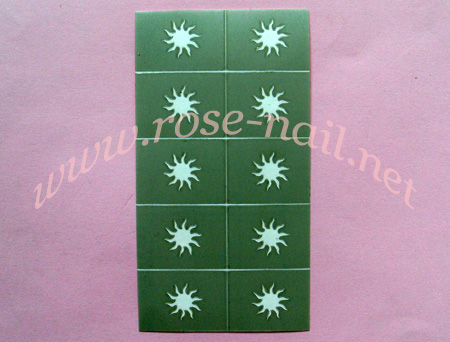 RNAD-41 Nail Art Stencil