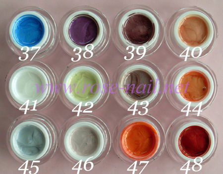 RNUG-48 Color Changeable Top Color Gel Set-48