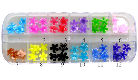RNAC-52 Hard five-petal Resin Flower