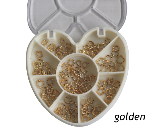 RNMF-67 3D Metallic Nail Deco