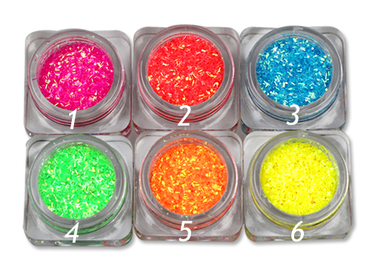 RNAG-42 Neon Mix-glitter Set