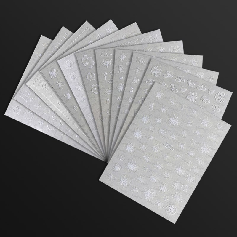 CC010-027 3D Transparent Crystal Sticker