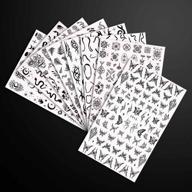 F908-915 Rick Owens nail Sticker