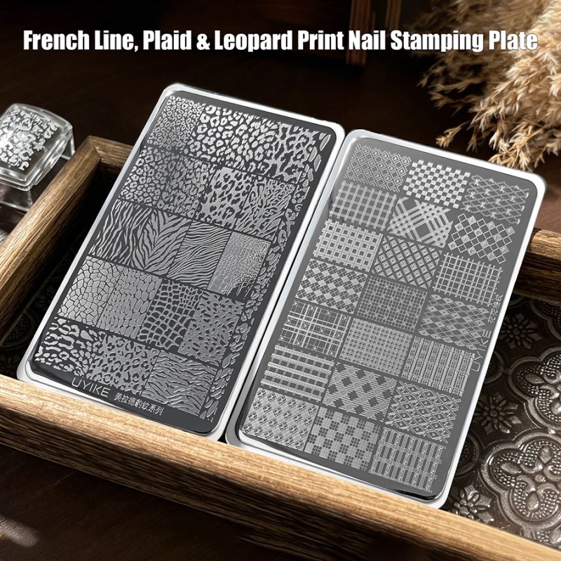 RNME-66 New Mixed Nail Stamping Plate (With Backing Plate)