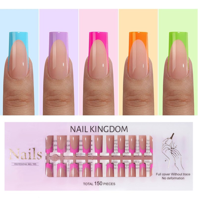 RNTIP-208 Five-Color French Press-On Nails
