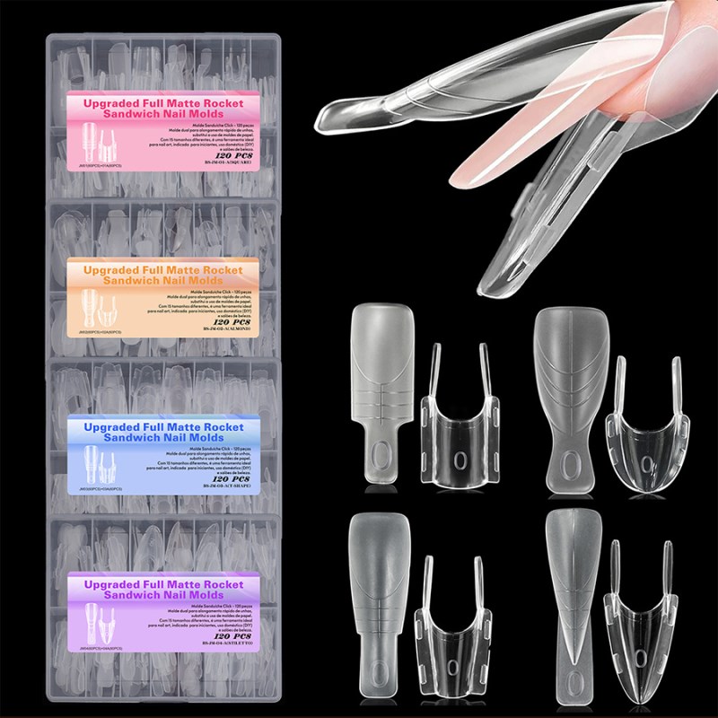 RNTIP-211 No-fix Clamp Tray Sandwich Dual Layer Nail Mold