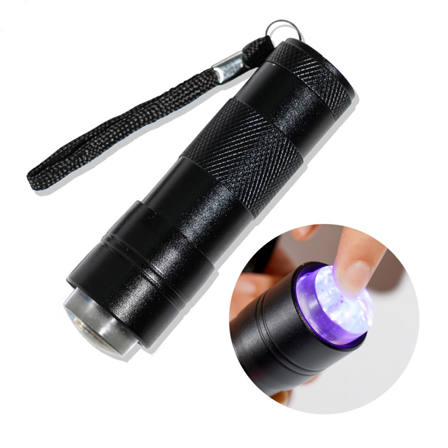 portable manicure flashlight