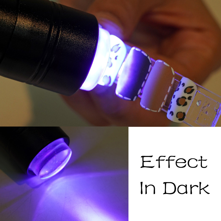 portable manicure flashlight