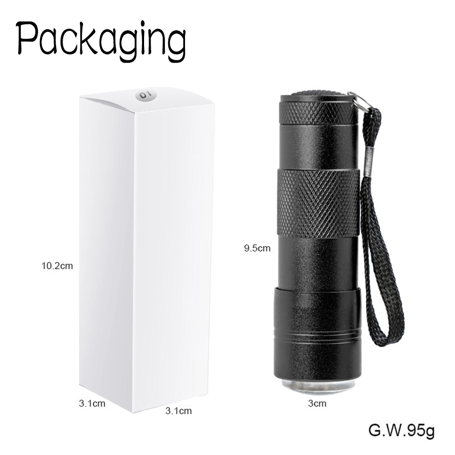 portable manicure flashlight