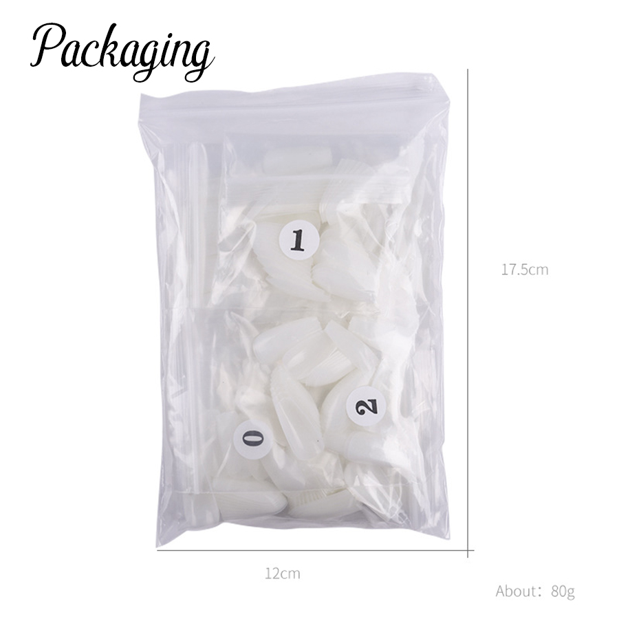 504-tips bag packing geometric nail tips