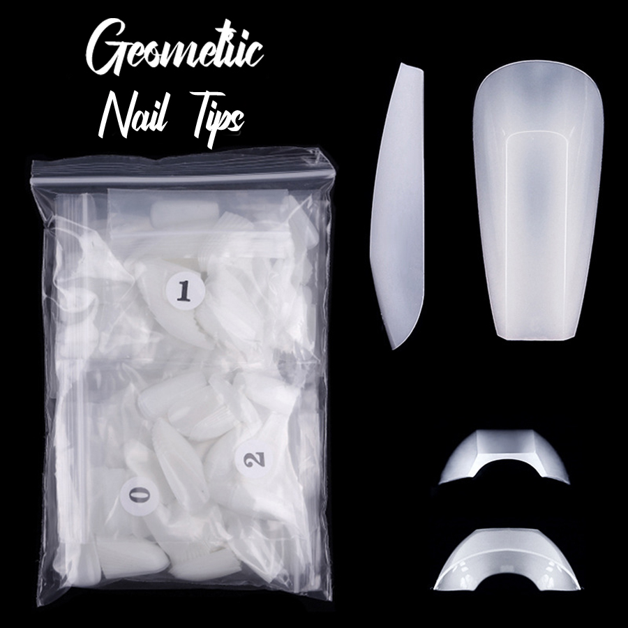 504-tips bag packing geometric nail tips