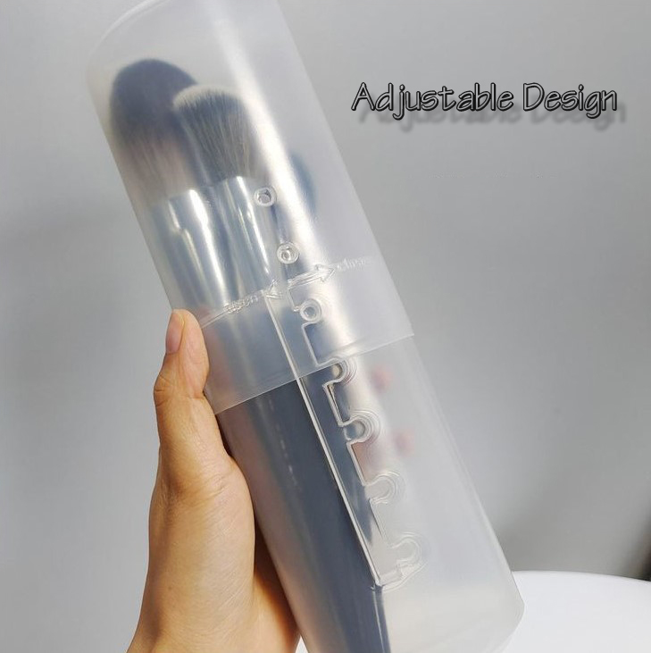 telescopic brush storage barrel
