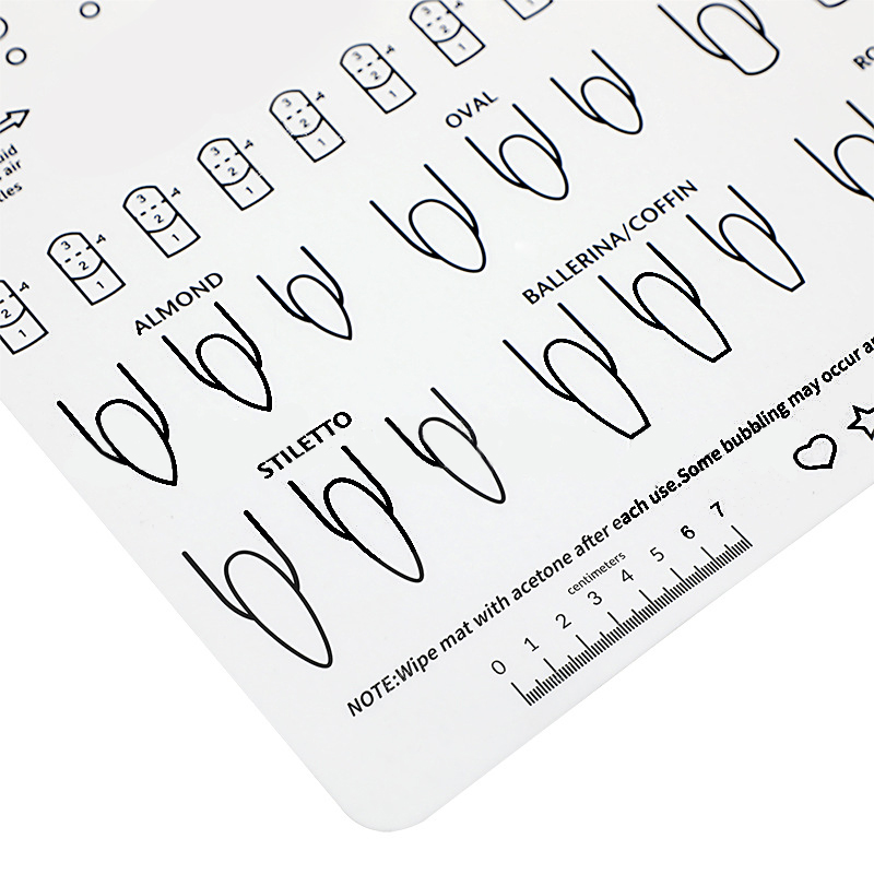silicone nail art practice pad rnt-708 nail tool