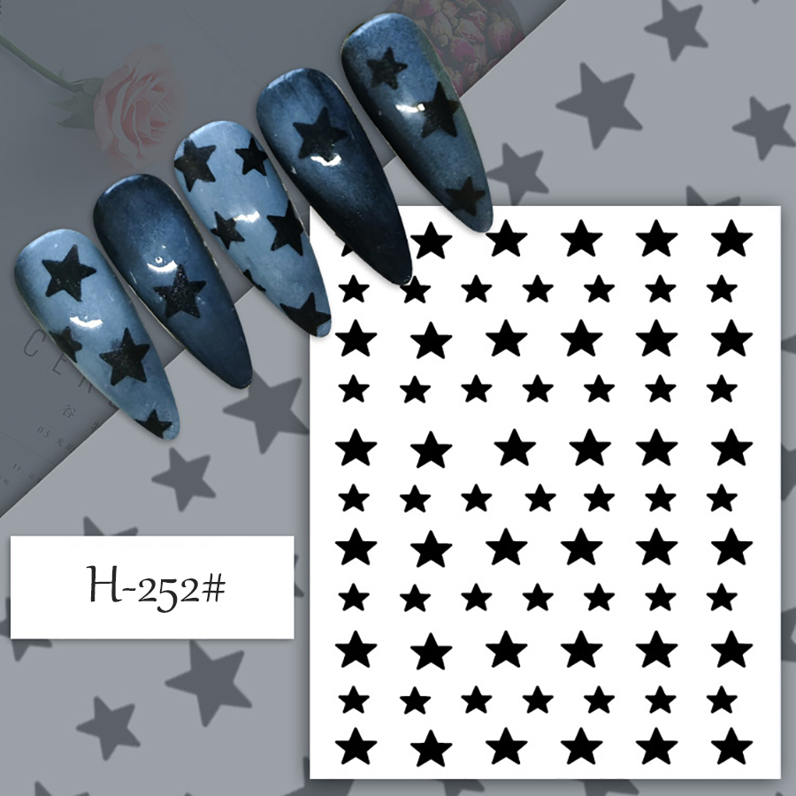 h248-253 美甲喷绘贴纸