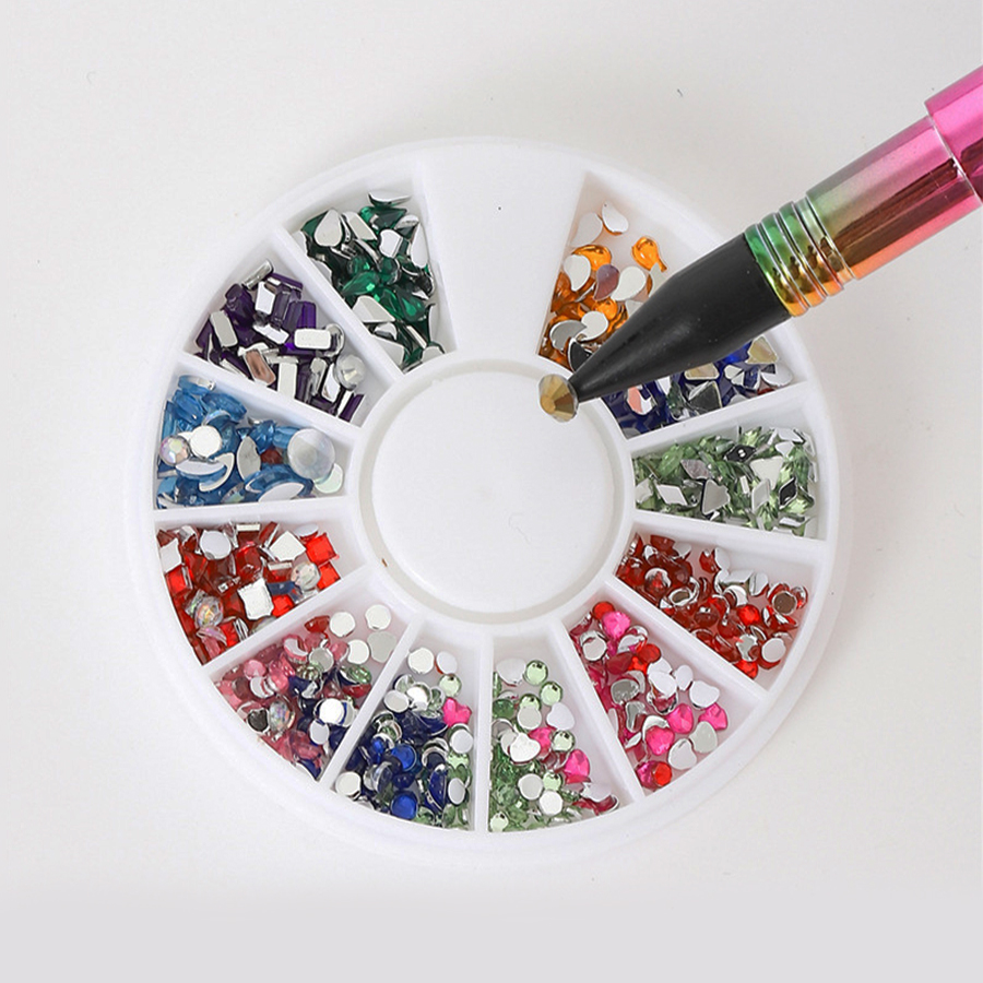 electroplated gradient color double head dotting pen