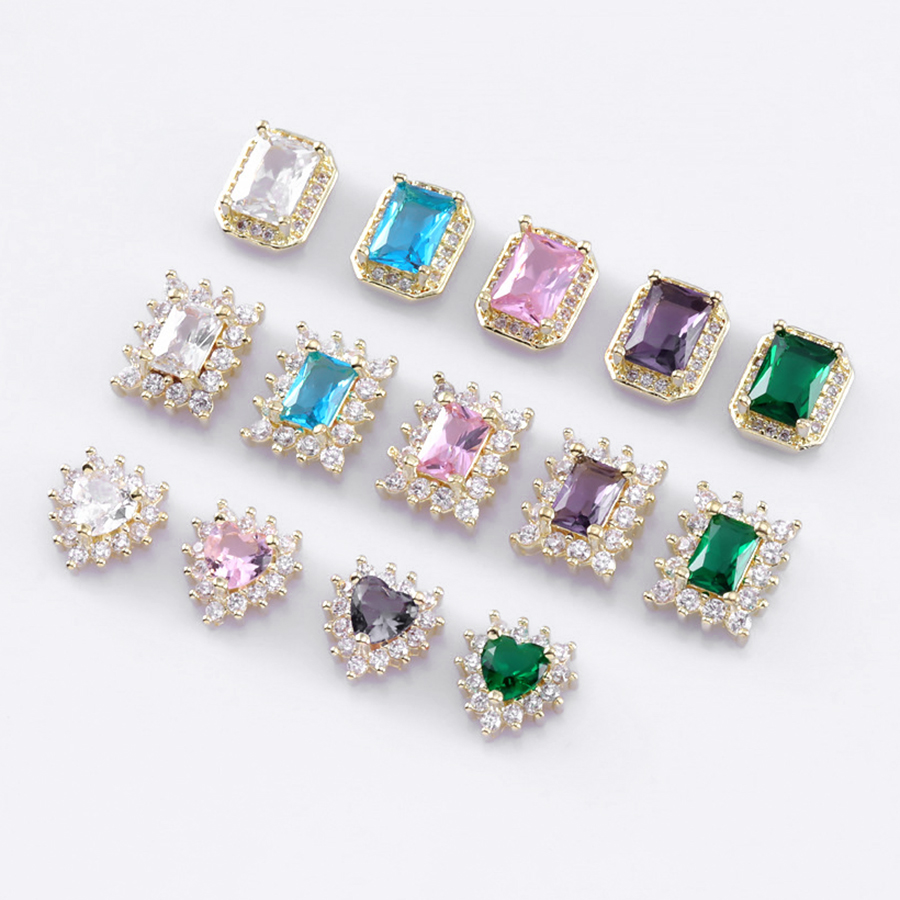 big nail alloy rhinestone jewelry