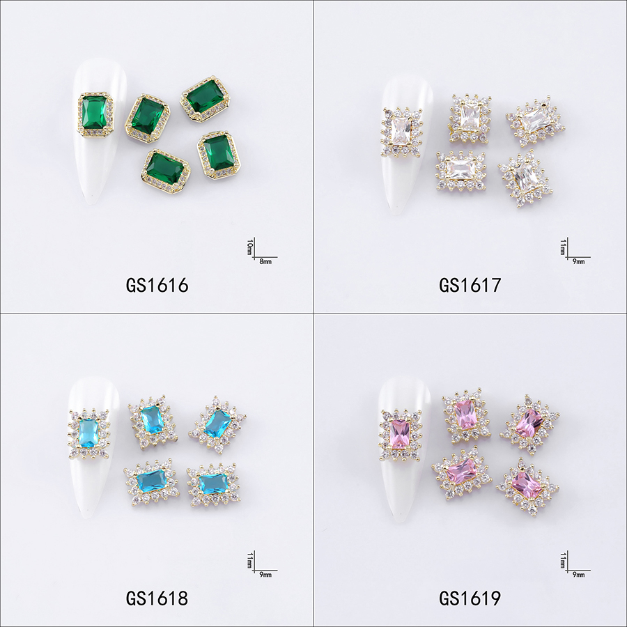 big nail alloy rhinestone jewelry
