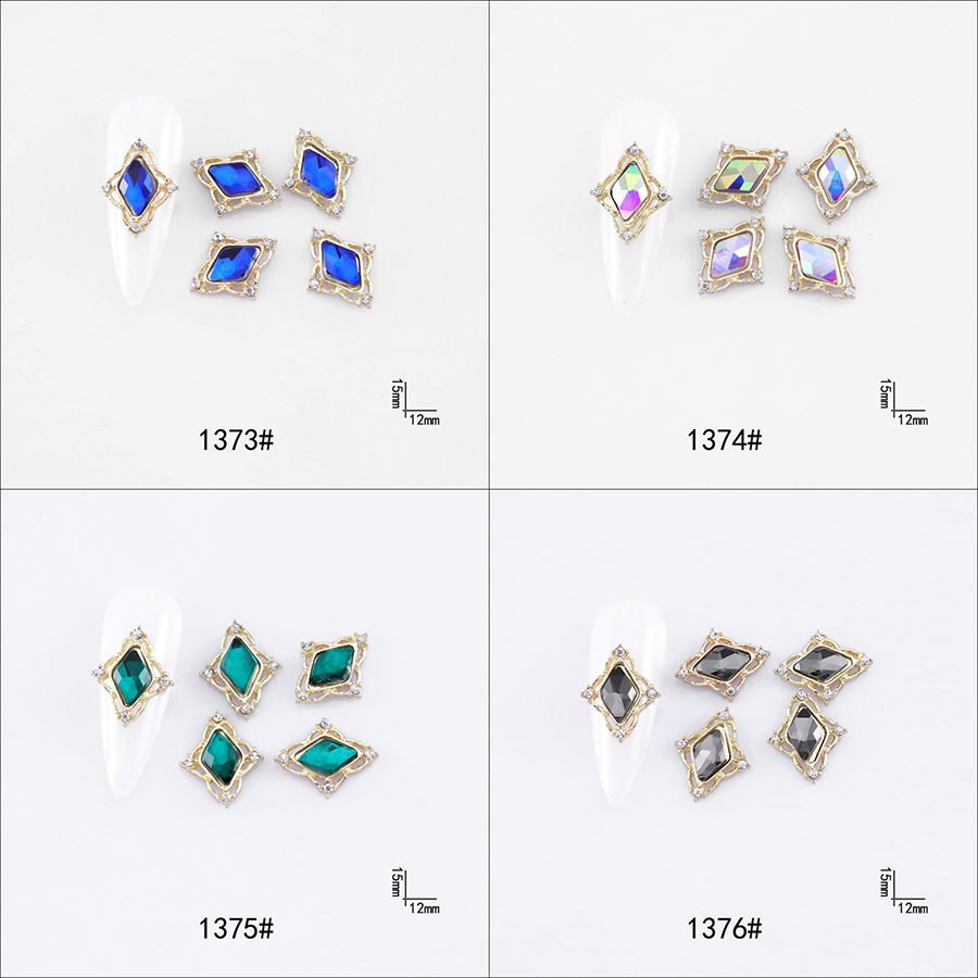 d243 美甲合金锆石饰品