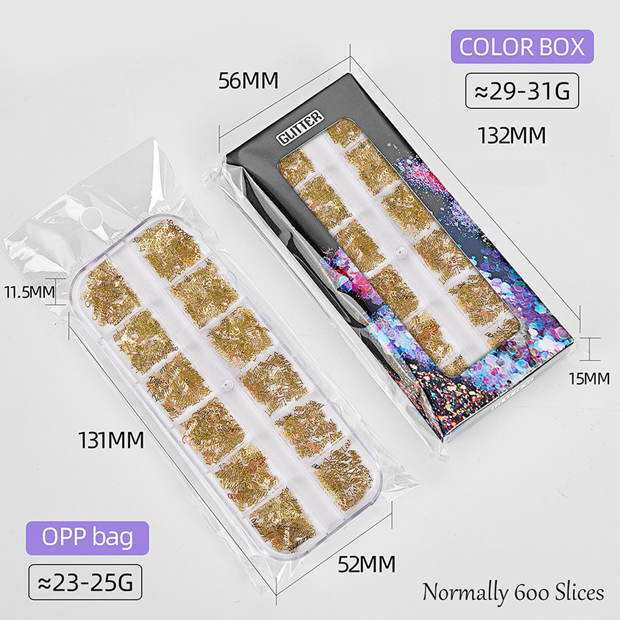 d258 12 constellation alloy nail accessories
