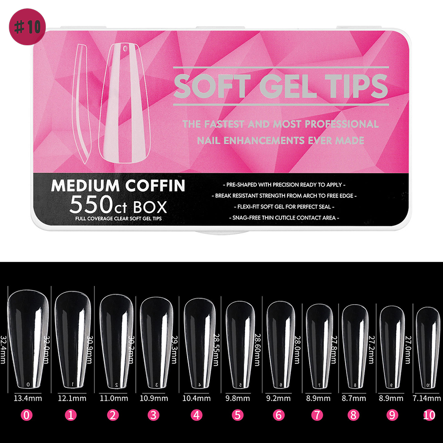 rntip-126 alrea-thin traceless sanding nail tips
