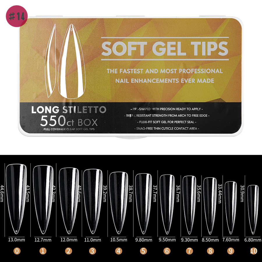 rntip-126 alrea-thin traceless sanding nail tips