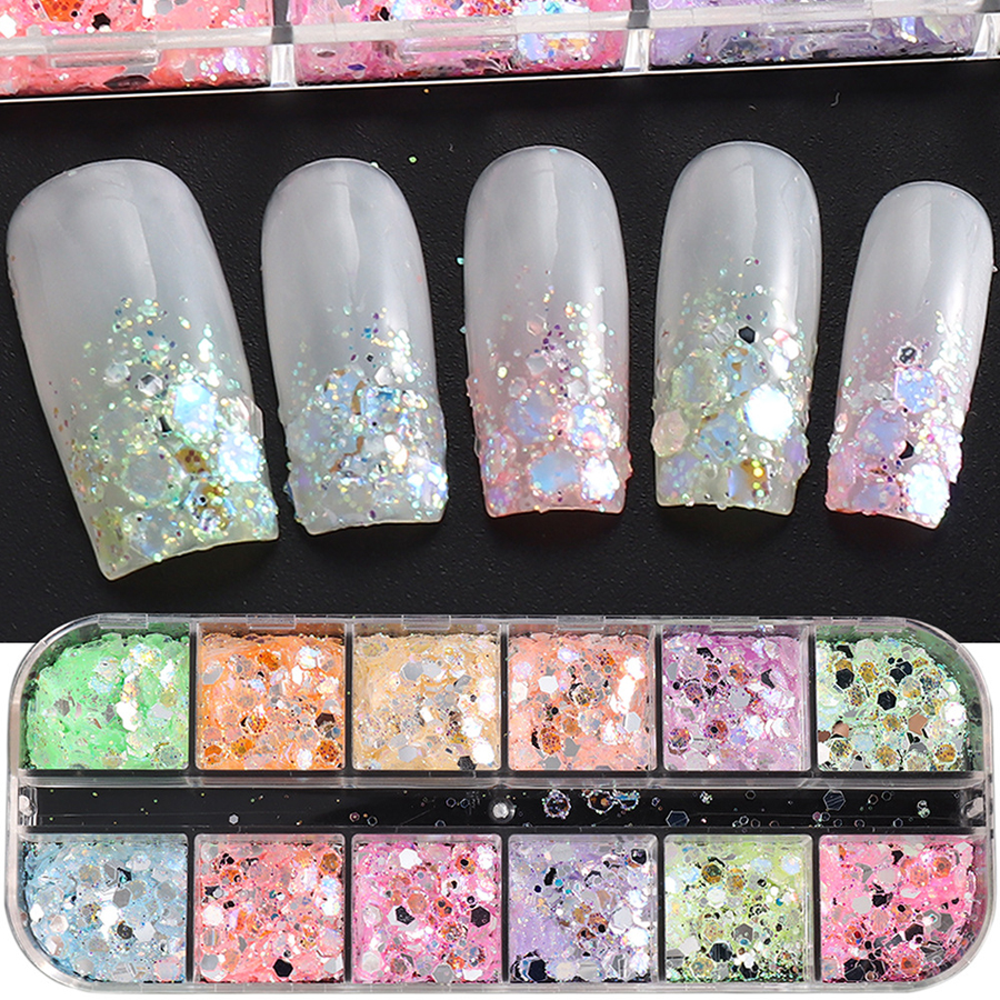 rnad-182 irregular flash dazzling glitter
