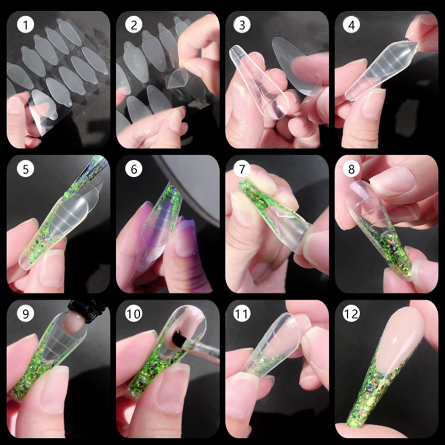 rntip-141 recyclable form for nail model tip