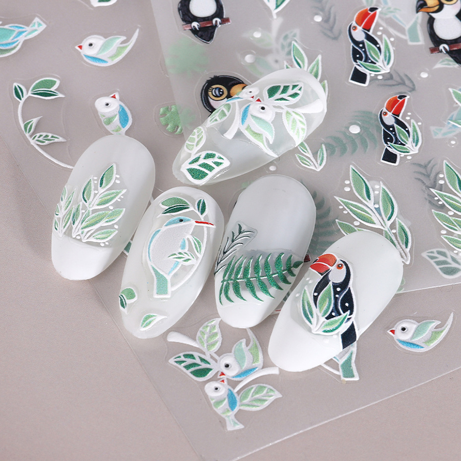 pro029-42 japanese embossed nail stickers