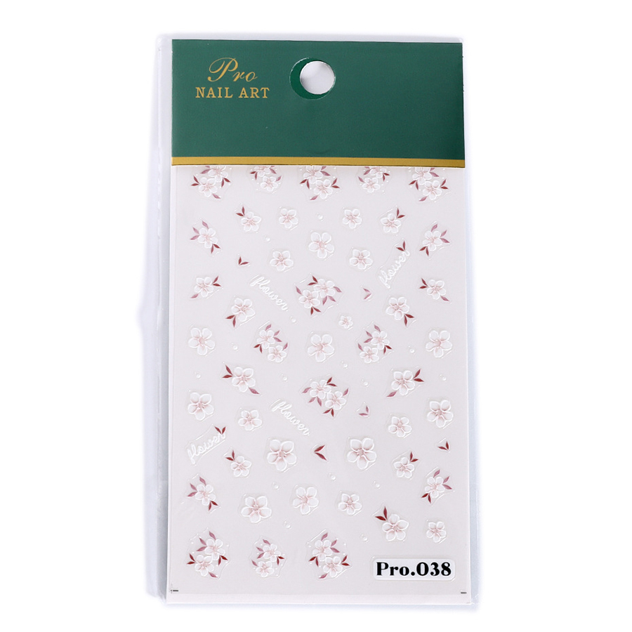 pro029-42 japanese embossed nail stickers