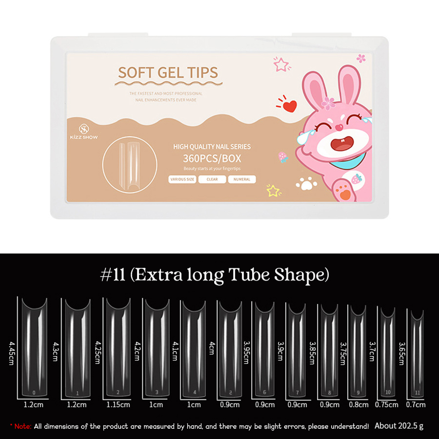 rntip-143 504 piece case packing soft gel tips