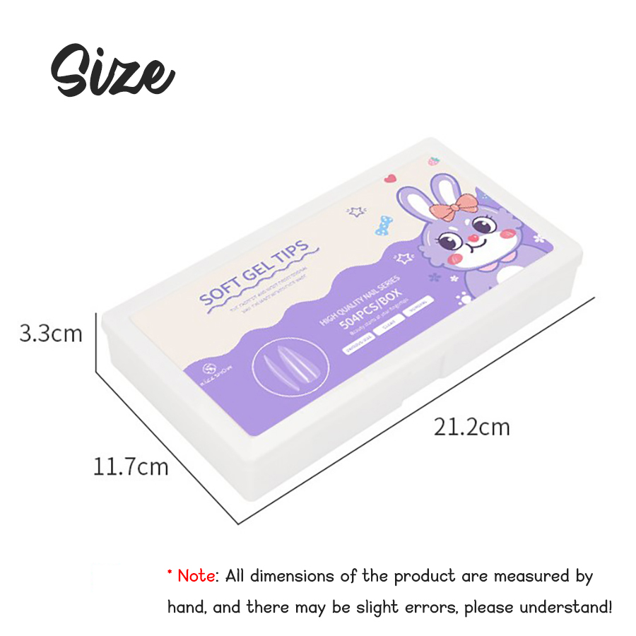 rntip-143 504 piece case packing soft gel tips