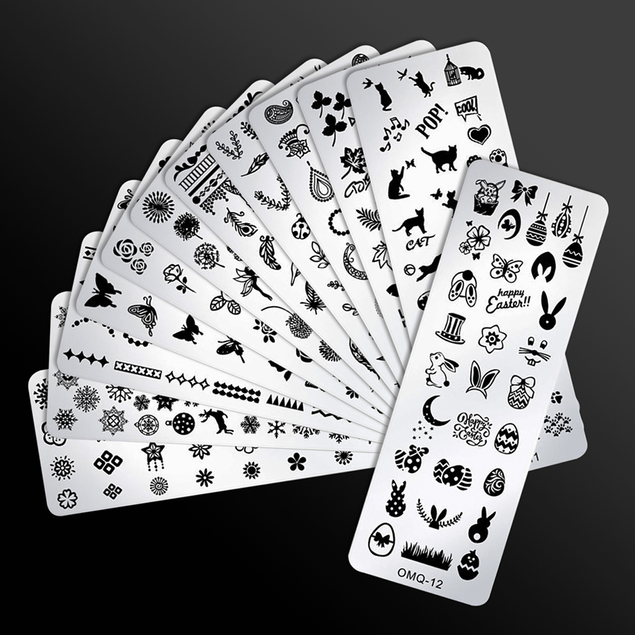 rnme-59 2023 new arrival stamping nail art plate