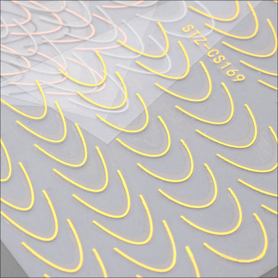 stz-cgs french smile crescent nail sticker