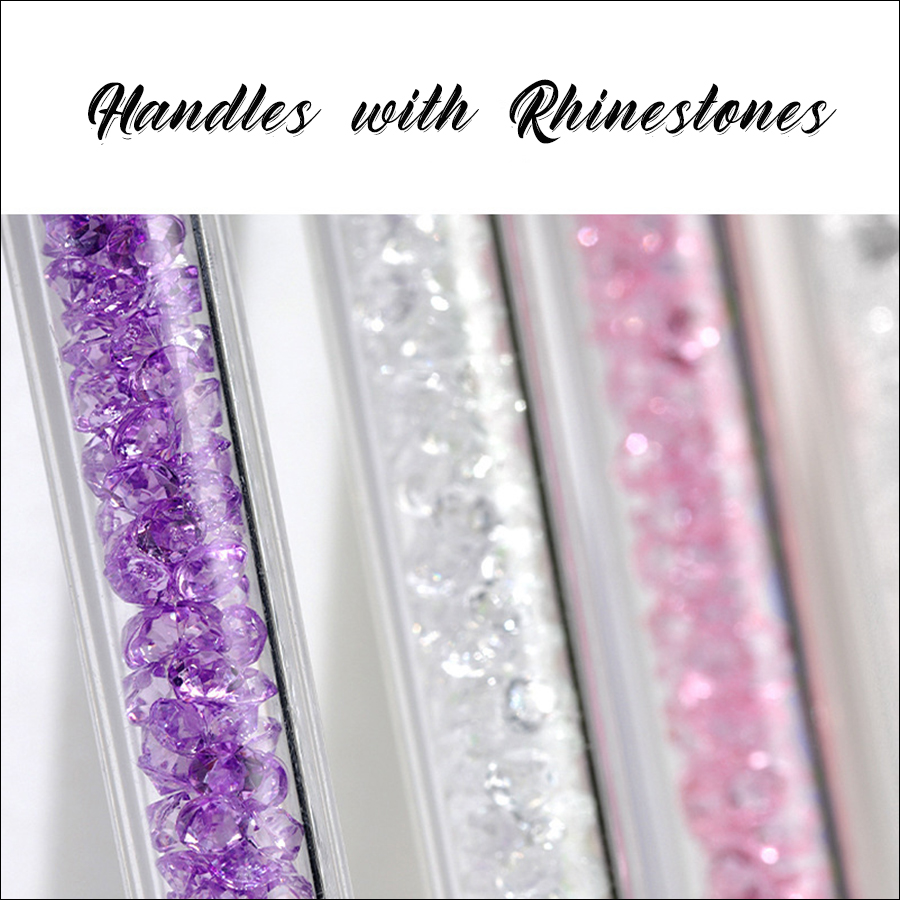 rnt-747 micro-rhinestone pipe dual use double headed pen