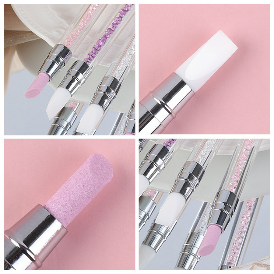rnt-747 micro-rhinestone pipe dual use double headed pen