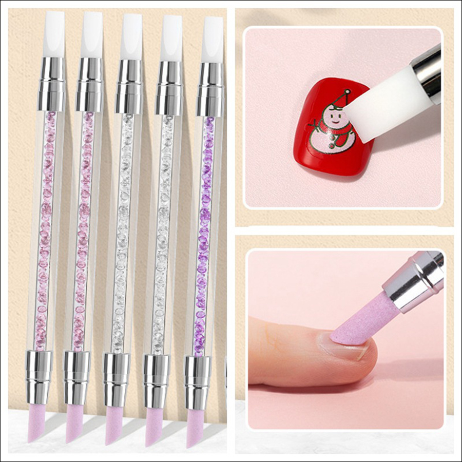 rnt-747 micro-rhinestone pipe dual use double headed pen