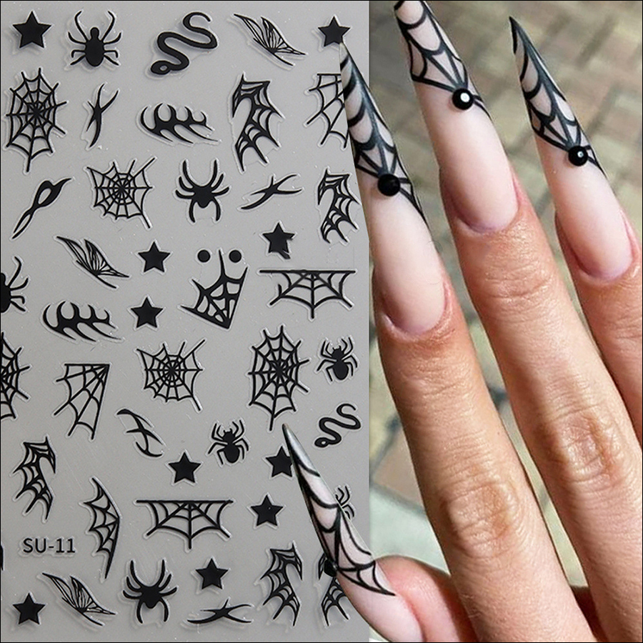 su-10-12 new 2023 halloween nail sticker