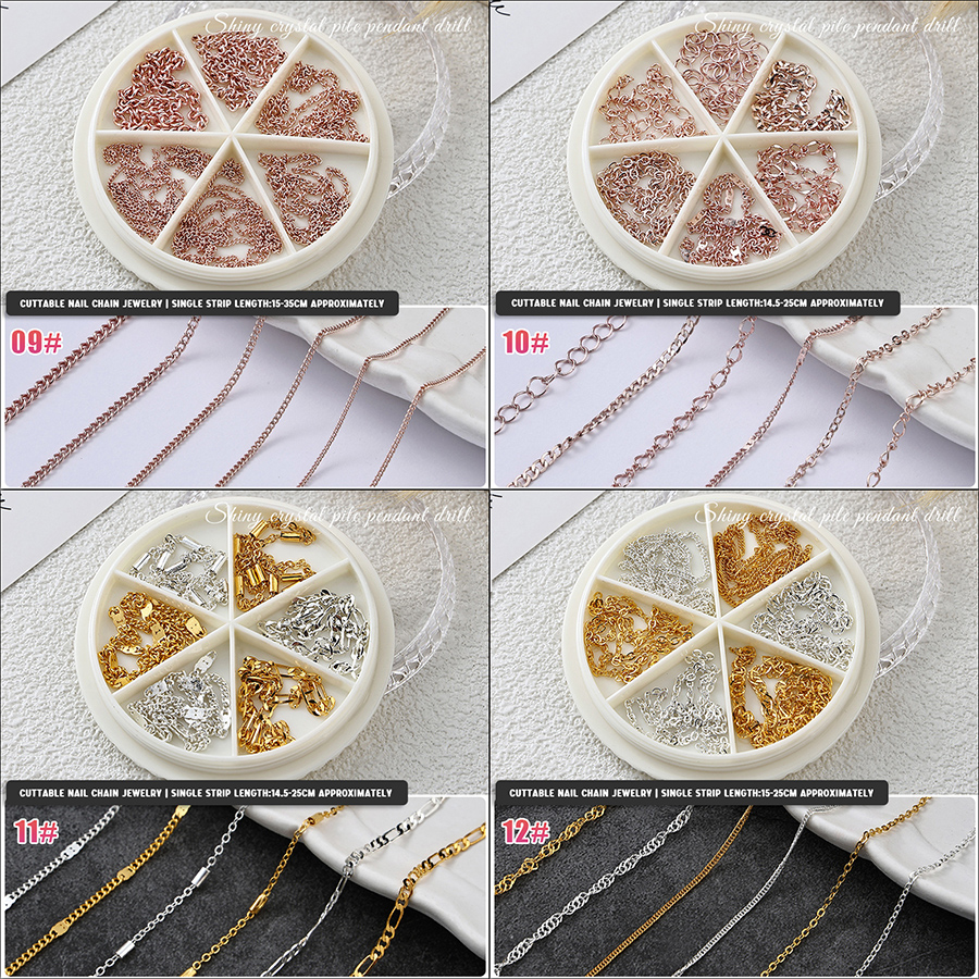 rnmf-132 nail fine chain metal ornament
