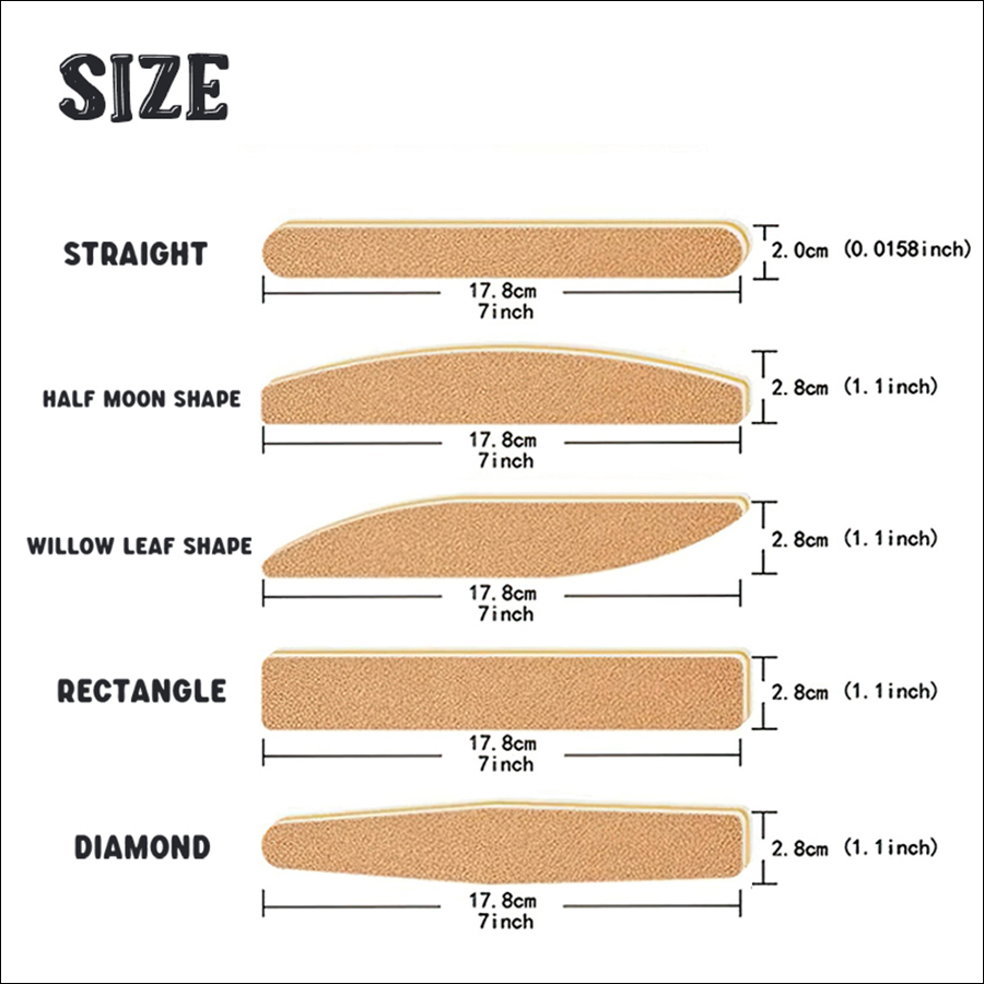 rnt-775 nailshine premium coffee nail file