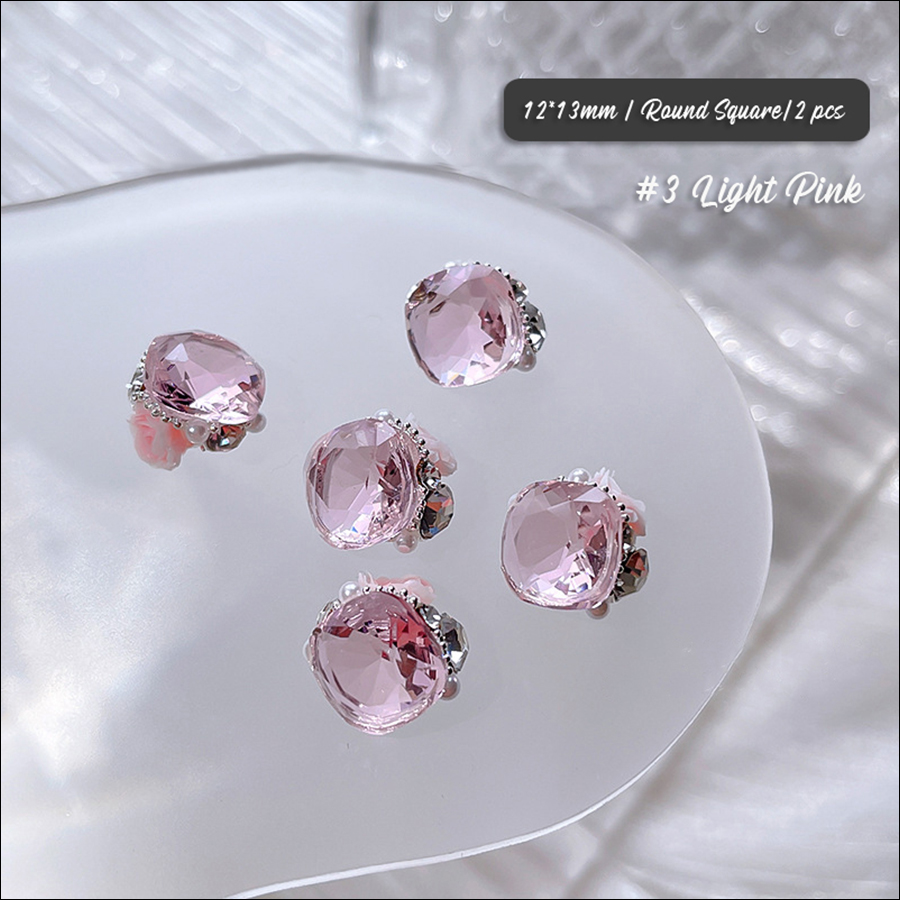 rnar-308 super sparkling rock sugar crystal pile diamond jewelry(pack of 2)