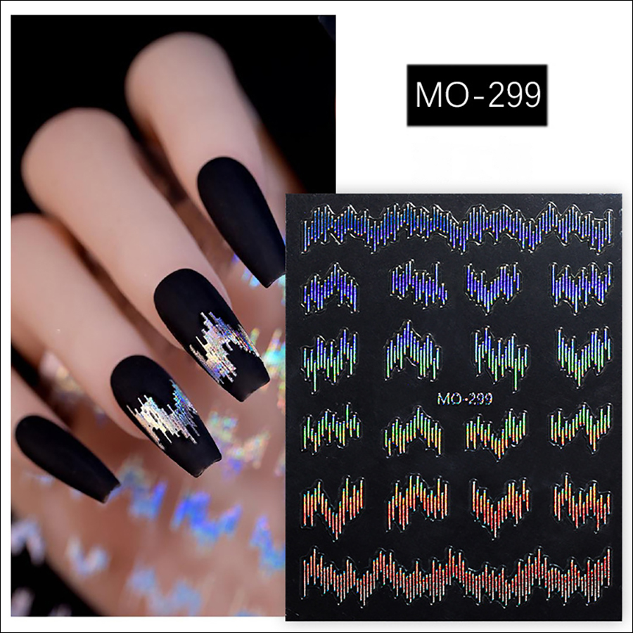 mo-299 nail enhancement ultra fine silk nail sticker