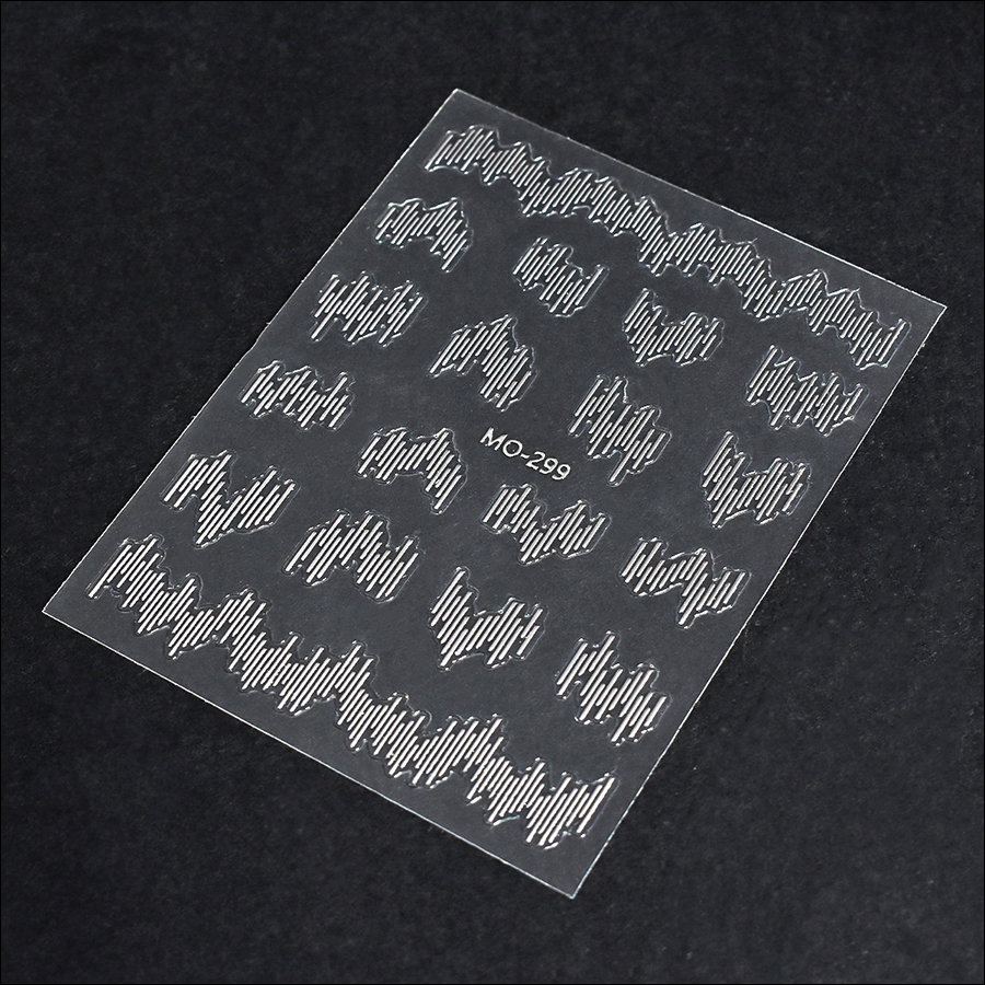 mo-299 nail enhancement ultra fine silk nail sticker