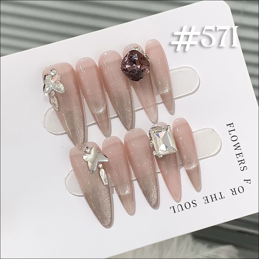 rntip-162 handmade long sharp wearing tips set i