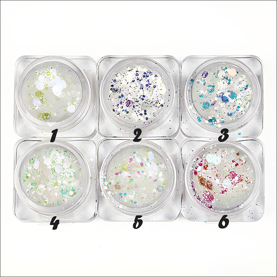 mixed glitter dust