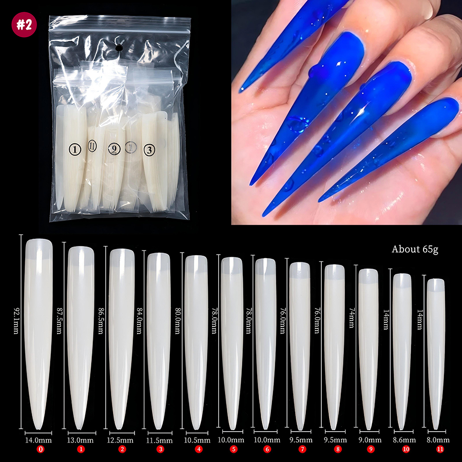rntip-177 explosive extended nail salon tips