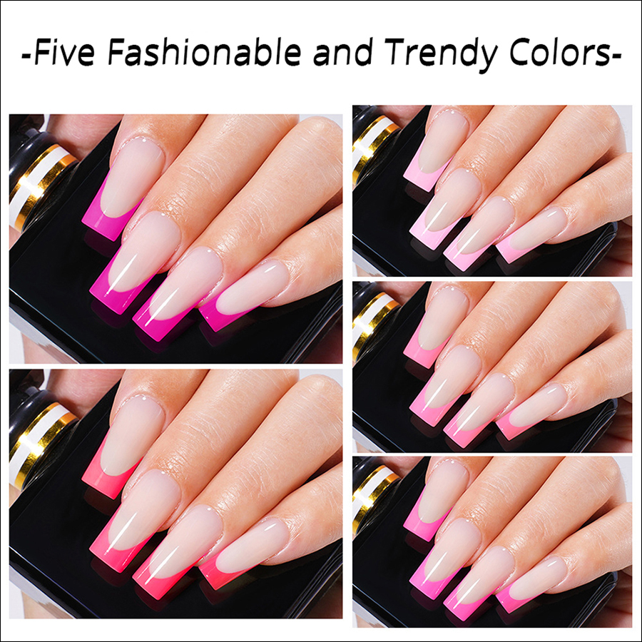 rntip-193 reusable finished five color french tips