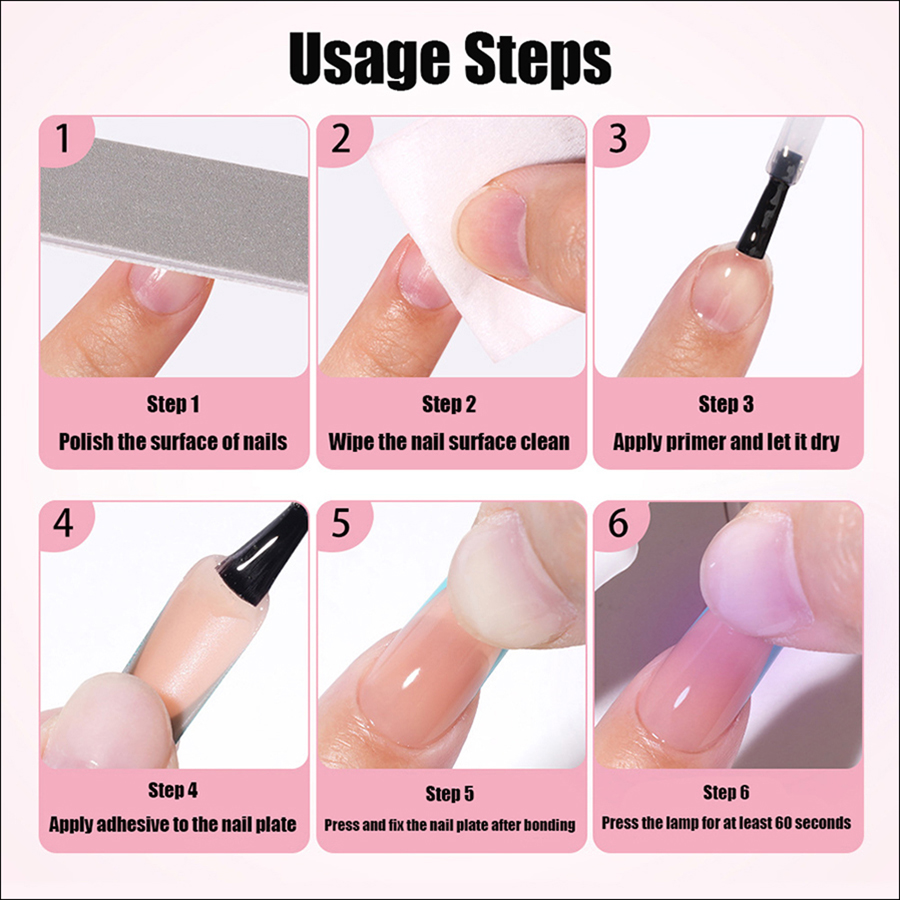 rntip-193 reusable finished five color french tips