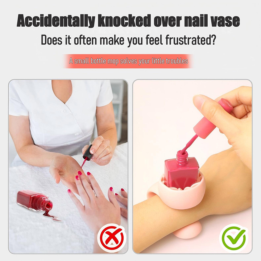rnt-818 new nail polish bottle anti overturning base