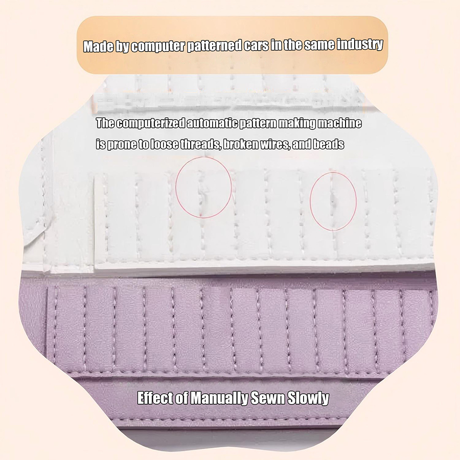 rnt-826 thickened leather nail art buffer storage bag